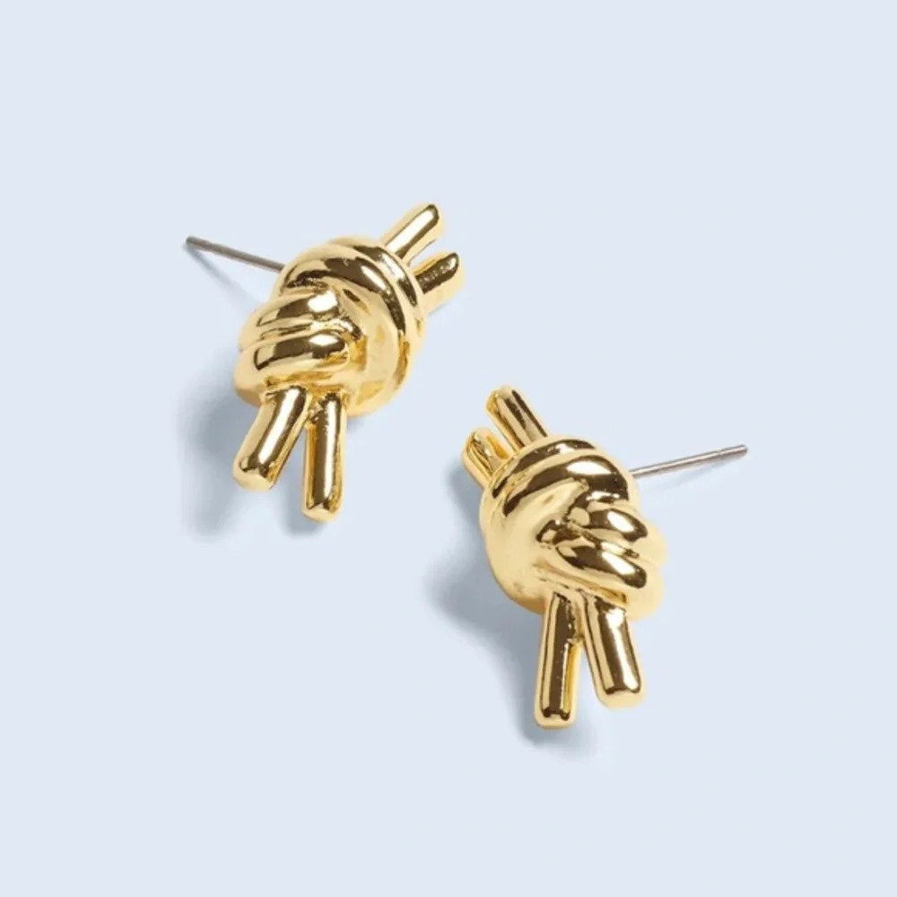Madewell • NWT Knotted Medium Stud Earrings